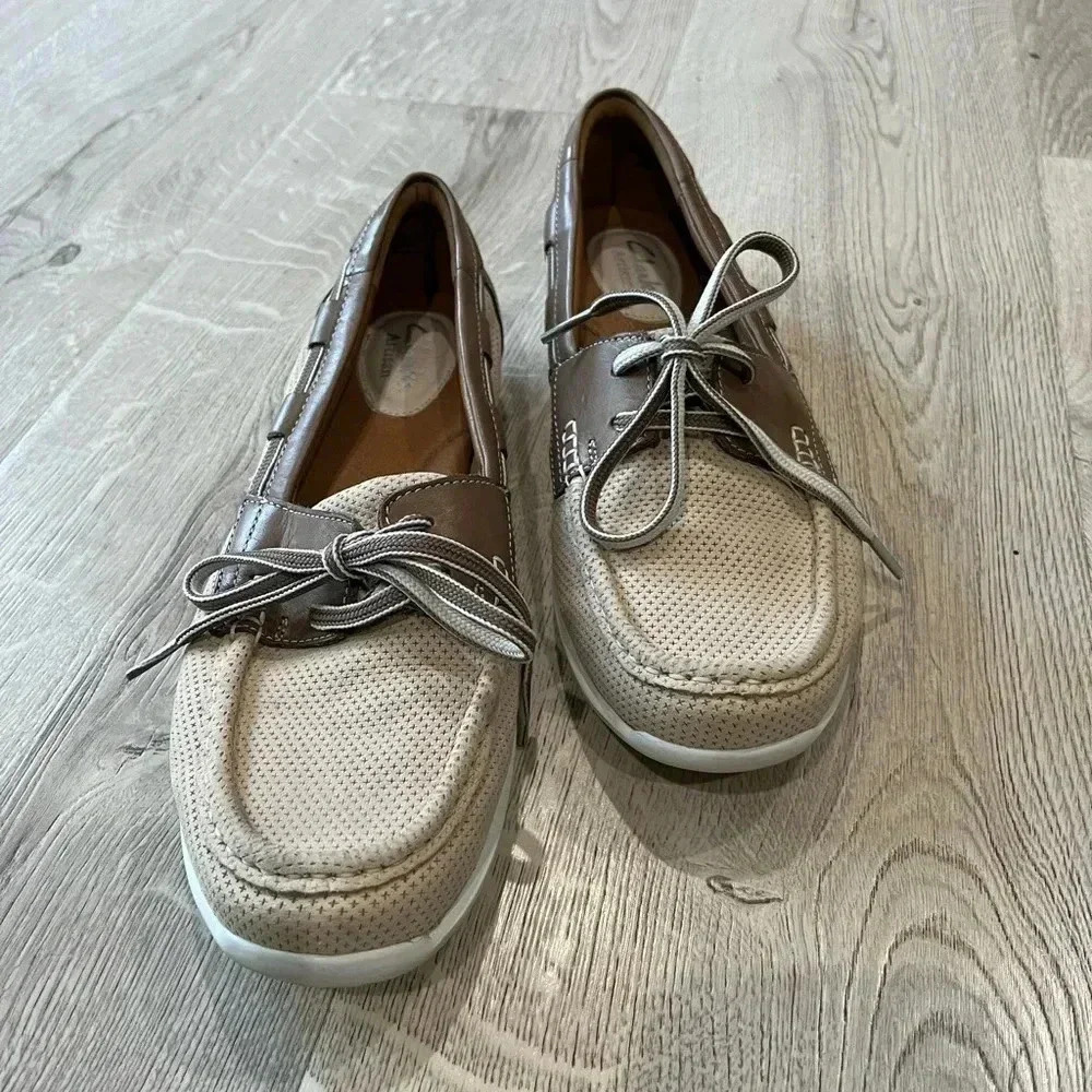 Clarks artisan slip on shoes